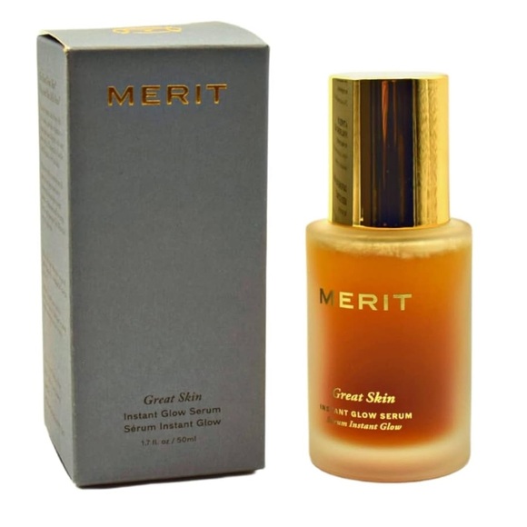 MERIT Great Skin Instant Glow Serum with Niacinamide and Hyaluronic Acid NEW - Picture 1 of 3